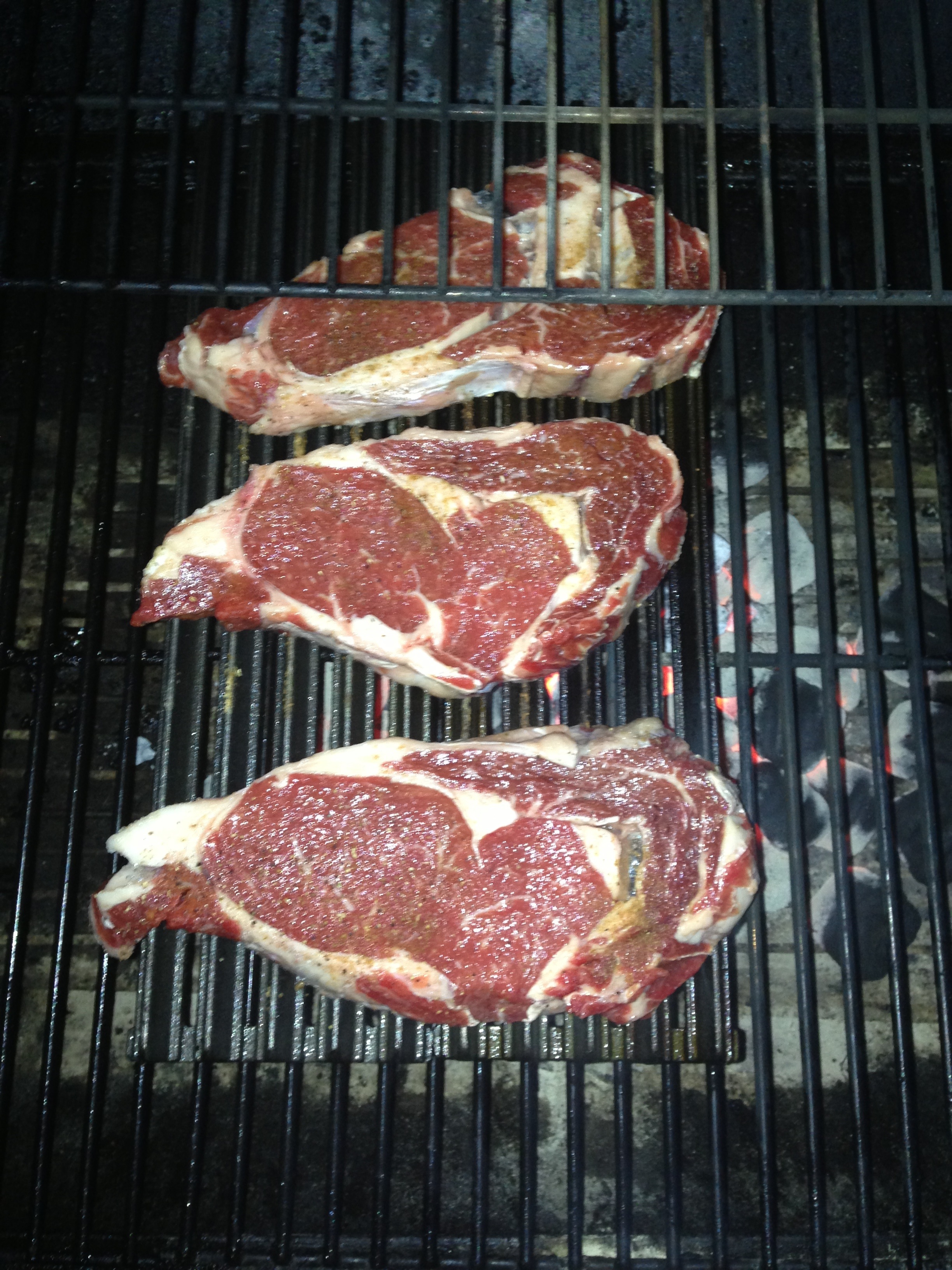 Ribeyes on ManGrate Ribeyes on ManGrate