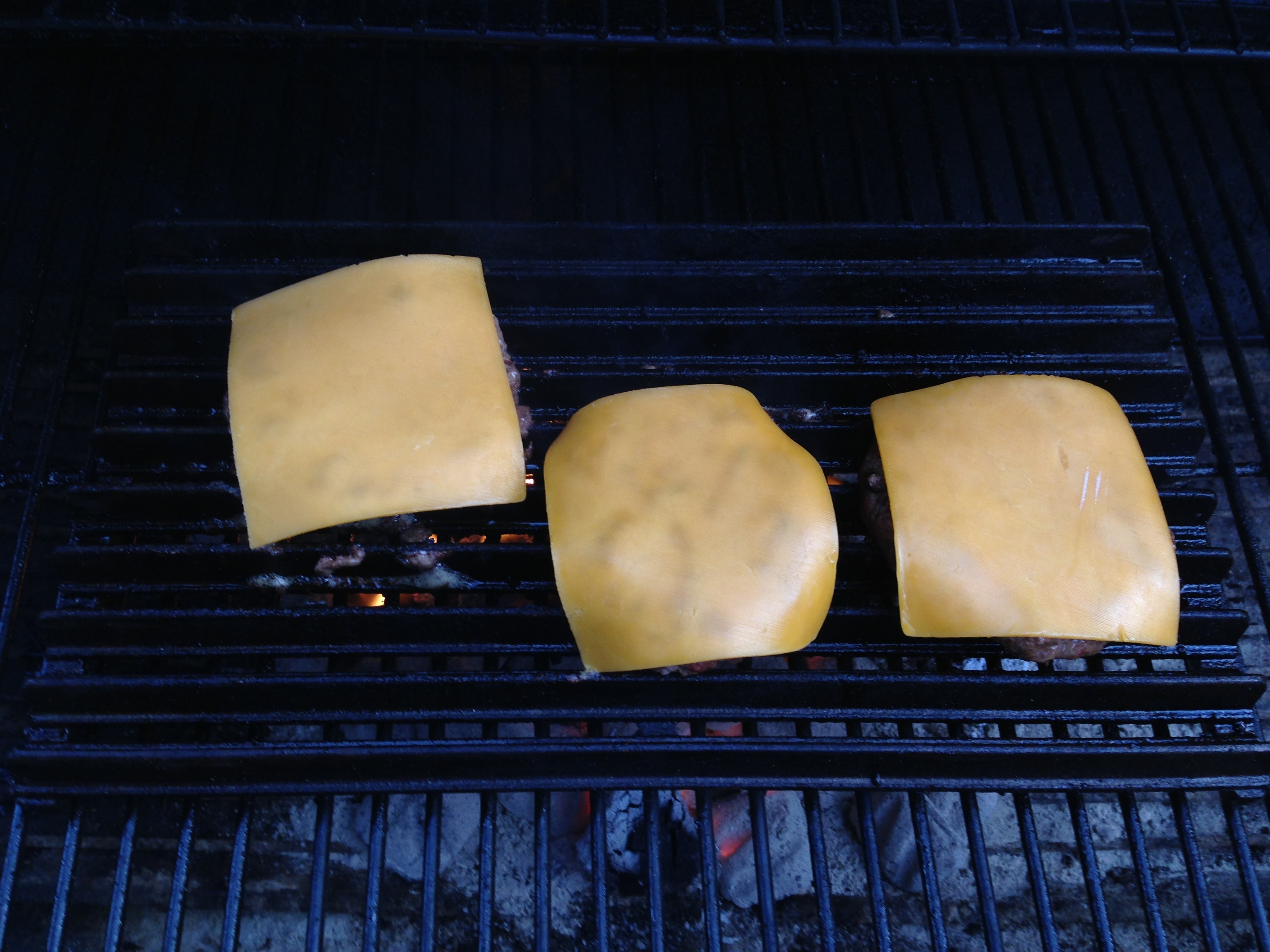 Cheeseburgers! on ManGrate Cheeseburgers on ManGrate