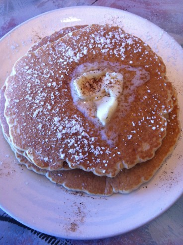 Sweet Potato Pancakes at M'dears Bakery & Bistro Sweet Potato Pancakes at M'dears Bakery & Bistro