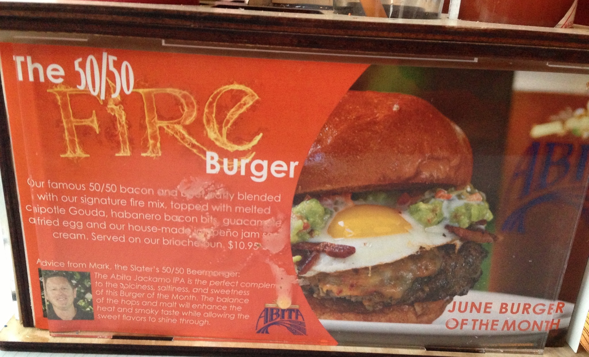 June 2013 Burger of The Month at Slater's 50/50 June 2013 Burger of The Month at Slater's 50/50