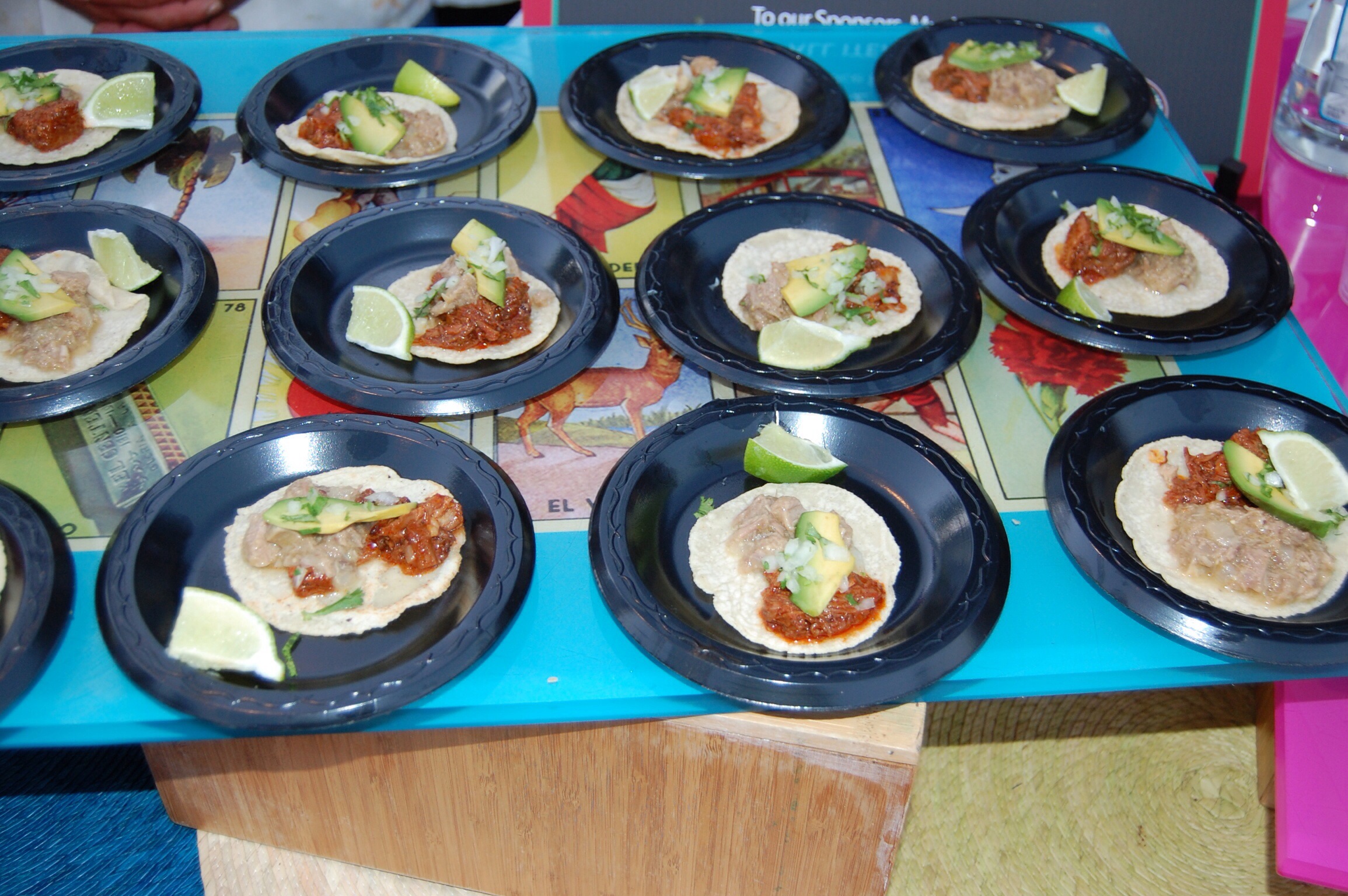 Taco Bilingue from Loteria Taco at The Taste of Mexico 2013 Taco Bilingue from Loteria Taco at The Taste of Mexico 2013