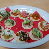 Taco Sampler at Loteria Grill