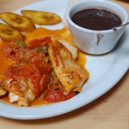 Red Snapper and Platain at Loteria Grill