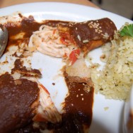 Las Enchiladas de Mole (with Mole Poblano)