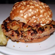 Slater's 50/50's Thanksgiving Burger