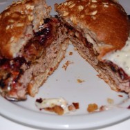 Slater's 50/50's Thanksgiving Burger
