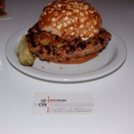 Slater's 50/50's Thanksgiving Burger