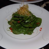 Spinach Dry Miso Salad at NOBU