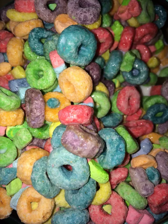 Fruit Loops with Fruit Shaped Marshmallows