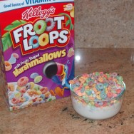 Kellog's Fruit Loops with Fruity shpaed Marshmallows