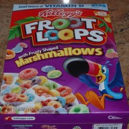 Kellog's Fruit Loops with Fruity shpaed Marshmallows