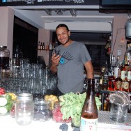 Ronnie, the bartender at The Basement Tavern