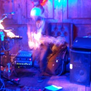 Andre Barry (Andre Electronica) jamming at The Basement Tavern