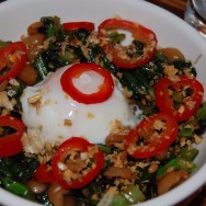 Poached Farm Egg at Formosa Café