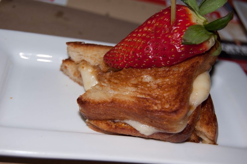 Crotian Fig Jam Grilled Cheese at Tom's Urban LA