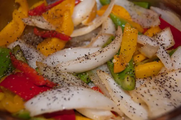 Sauteed Peppered Bell Pepper & Onion