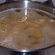 Boiling Rigatoni Pasta