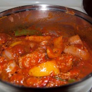 Vegatable Mixture added to Ragú® Old World Style® Traditional Sauce