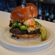 The 50 Alarm Burger at Slater's 50/50