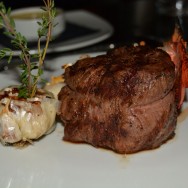 10oz Filet of Bison w/ Lobster Tail at Oliver's Prime