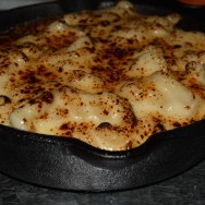Crème brûlée Mac & Cheese at Roadhouse LA