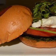 The Caprese Burger at Umami Burger