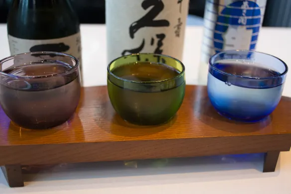 Sake at Blue C Sushi