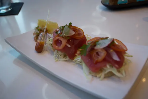 Tuna Tostada