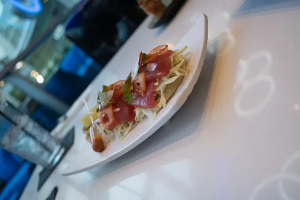 Tuna Tostada