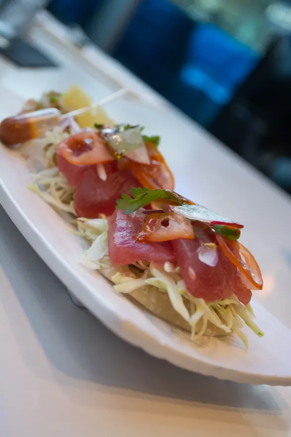 Tuna Tostada