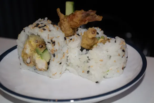 Spider Roll at Blue C Sushi
