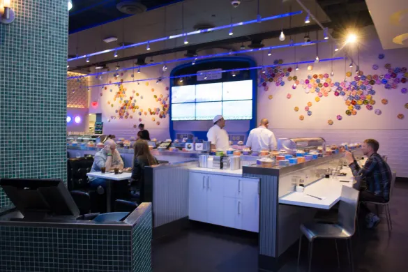 Blue C Sushi: All Aboard!