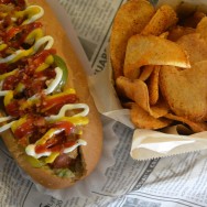 The House Dog w/ Dirty Chips at Dirt Dog LA