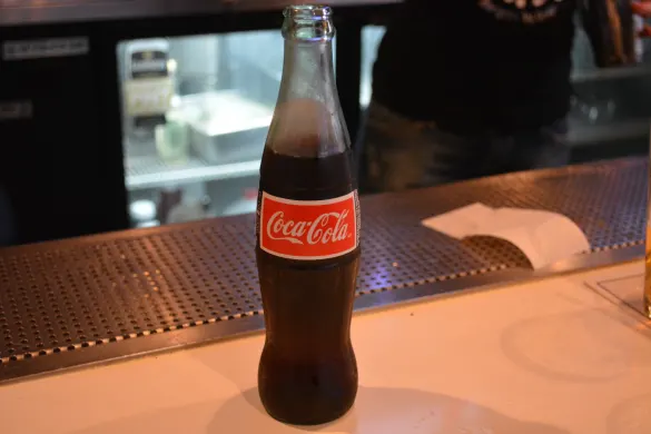 Original Coke w/ real sugar at Slater's 50/50