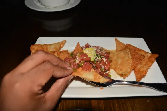 Ahi Tuna Poke at Killer Shrimp Ahi Tuna Poke at Killer Shrimp
