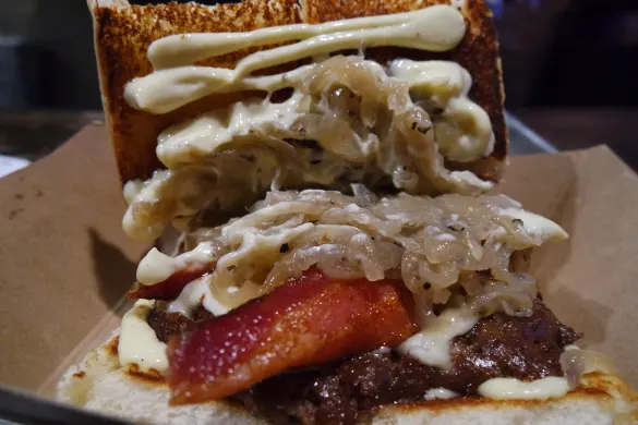 Holy Aioli Burger at Dog Haus