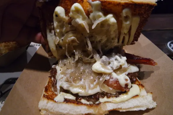 Holy Aioli Burger at Dog Haus