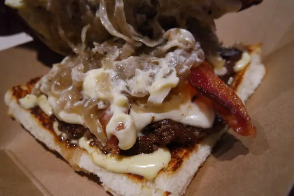 Holy Aioli Burger at Dog Haus
