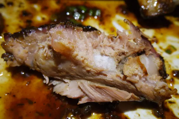 My bone cracked at Lenny's Smokehouse BBQ