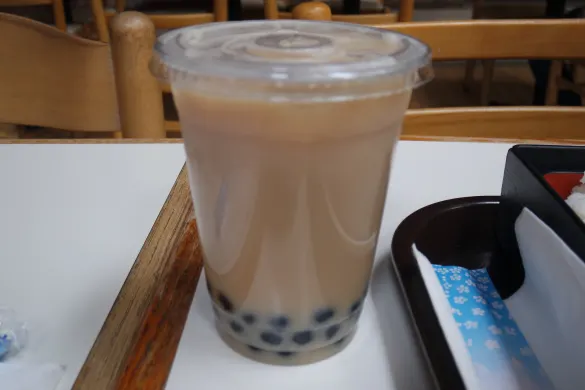 Iced Milk Tea w/ Boba